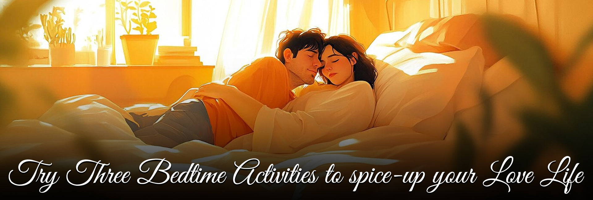 Try Three Bedtime Activities to spice-up your Love Life: -